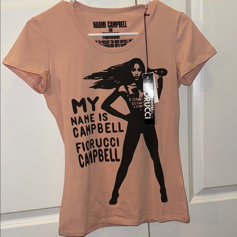 NWT Fiorucci x Naomi Campbell T shirt small